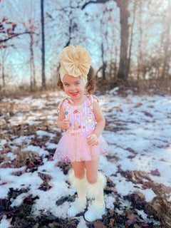 Classic pooh mesh romper