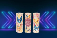 Funny Chicken "Not Today Mother Clucker" Tumbler