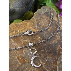 TINY MOON NECKLACE
