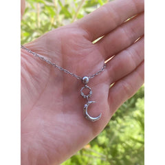 TINY MOON NECKLACE