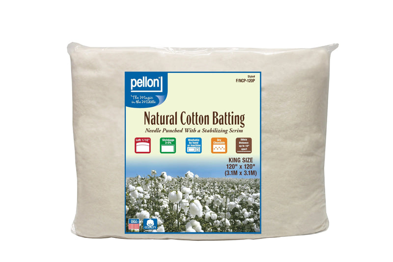 Pellon® Natural Cotton Batting With Scrim  120