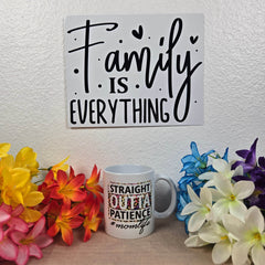 Straight Outta Patience #Mom Life Mug